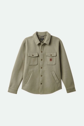 Durham Felted Stretch Jacket - Vetiver suitable for school uniforms Support