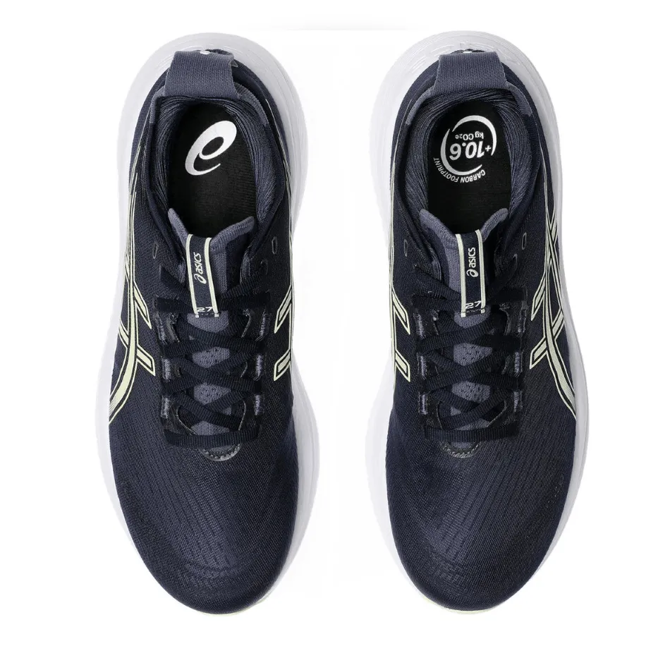 Impact Zone ASICS Men's GEL-NIMBUS 27 Running Shoes in Midnight/Vanilla AW25