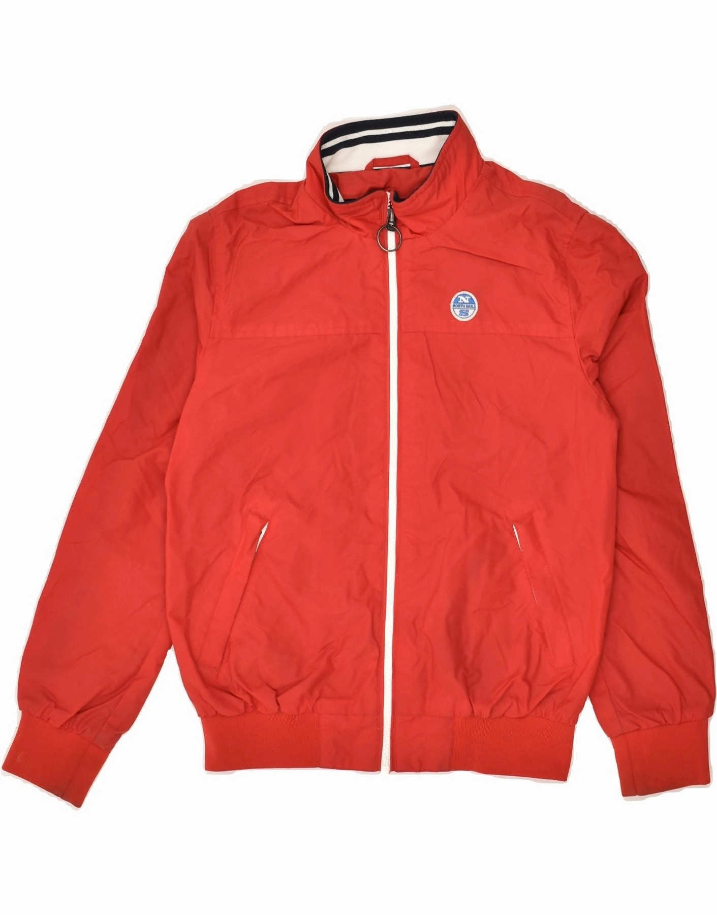 NORTH SAILS Boys Bomber Jacket 9-10 Years Red Polyamide Protective Padding Continue