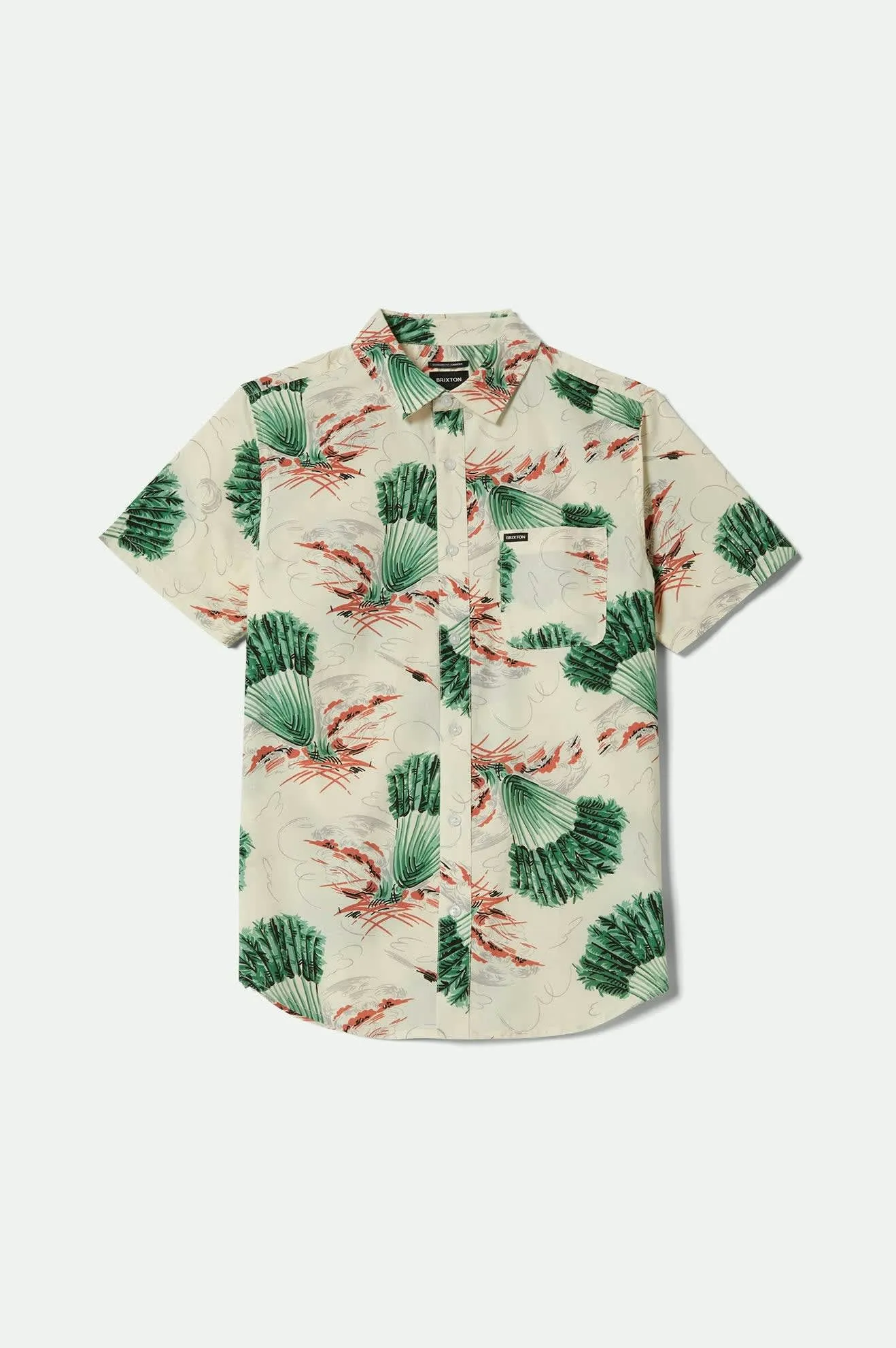 Charter Print S/S Shirt - Vintage Palm Print shopping spree