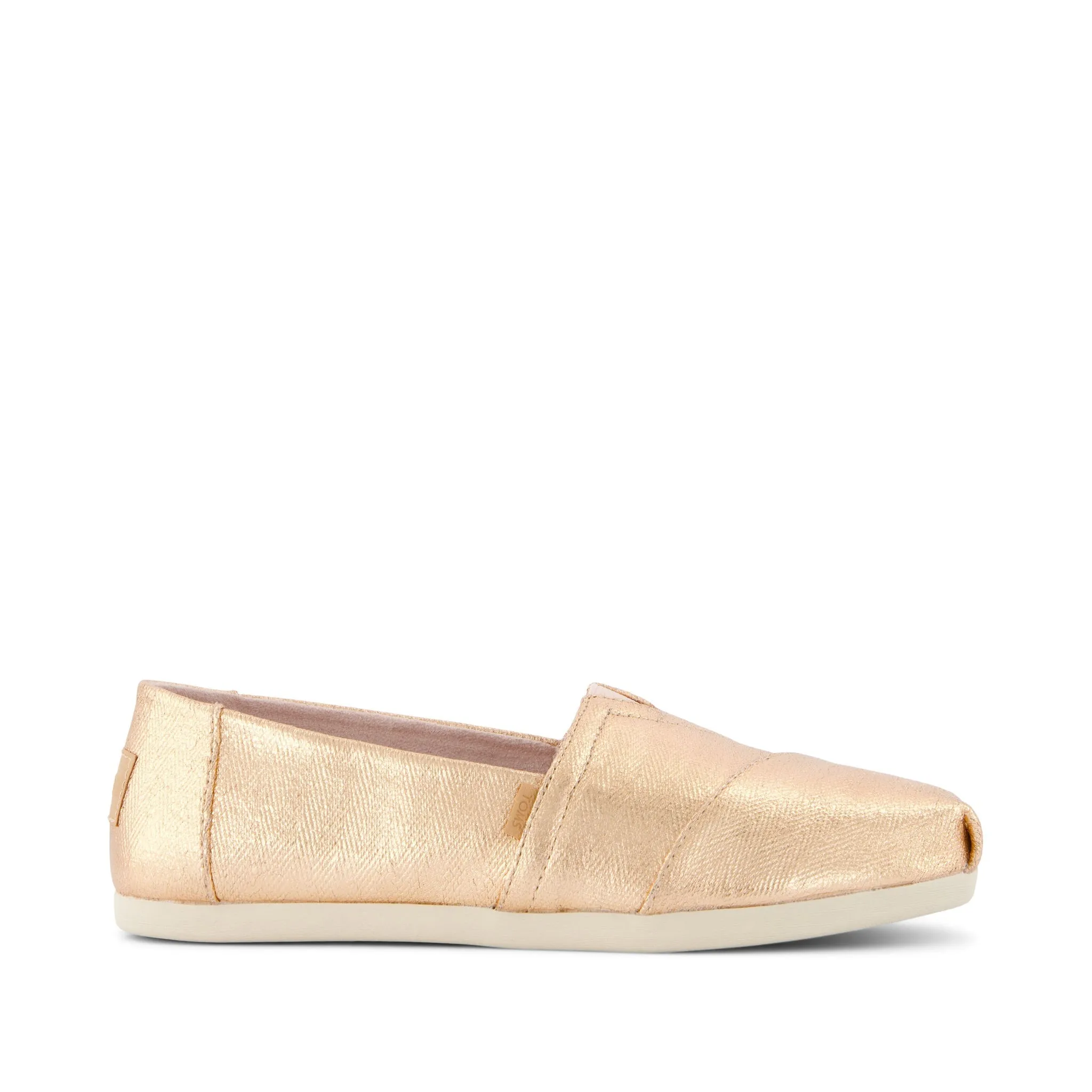Classic Alpargata Rose Gold Metallic Herringbone Go Easy