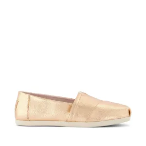 Entrepreneur Look Classic Alpargata Rose Gold Metallic Herringbone