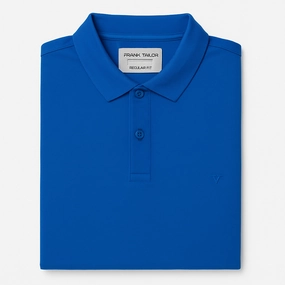 Frank Tailor Blue Men Polo Beaded details