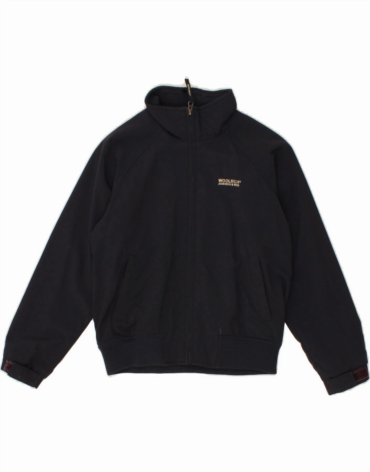 Ventilation Grommets Meditation WOOLRICH Boys Bomber Jacket 9-10 Years Navy Blue Nylon