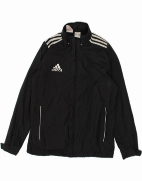 Teens sports event ADIDAS Boys Rain Jacket 13-14 Years Black Nylon