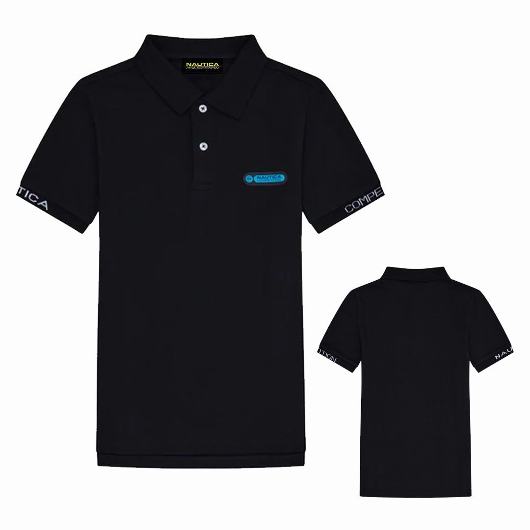 Nautica Black Men Polo Practical Wear Trendy popularity
