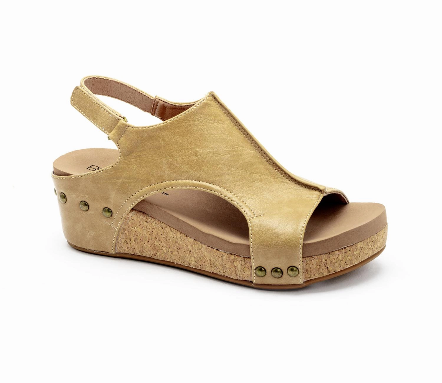 Women's Volta Ii Wedge Sandals In Taupe Smooth Strap Hold Outfit Lift