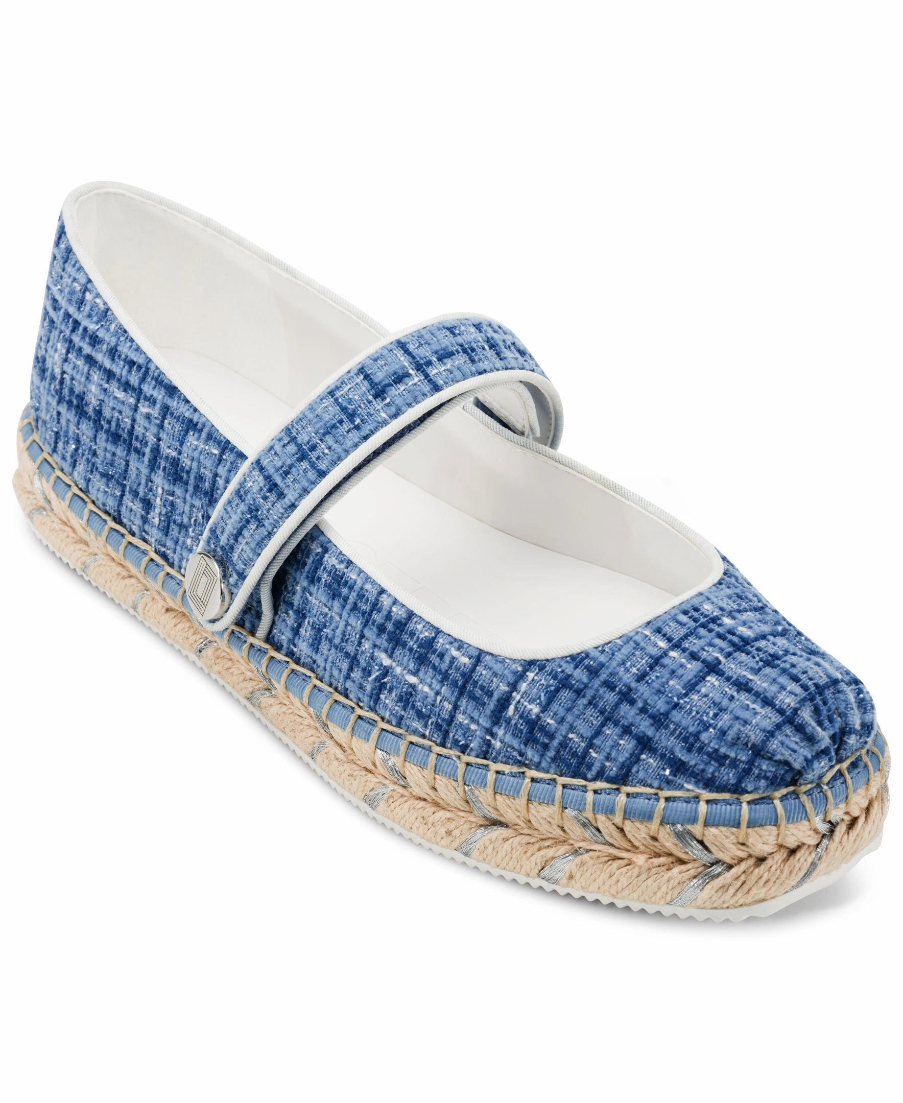 Metal hardware Women's Mary Jane Espadrille
