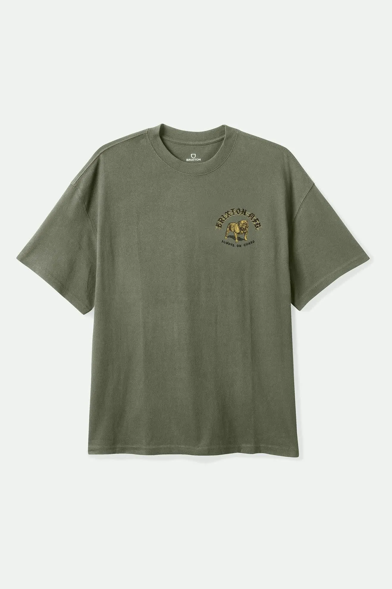 Weekend Style Trend Layered Style Bauer Heavyweight Relaxed T-Shirt - Olive Surplus Classic Wash