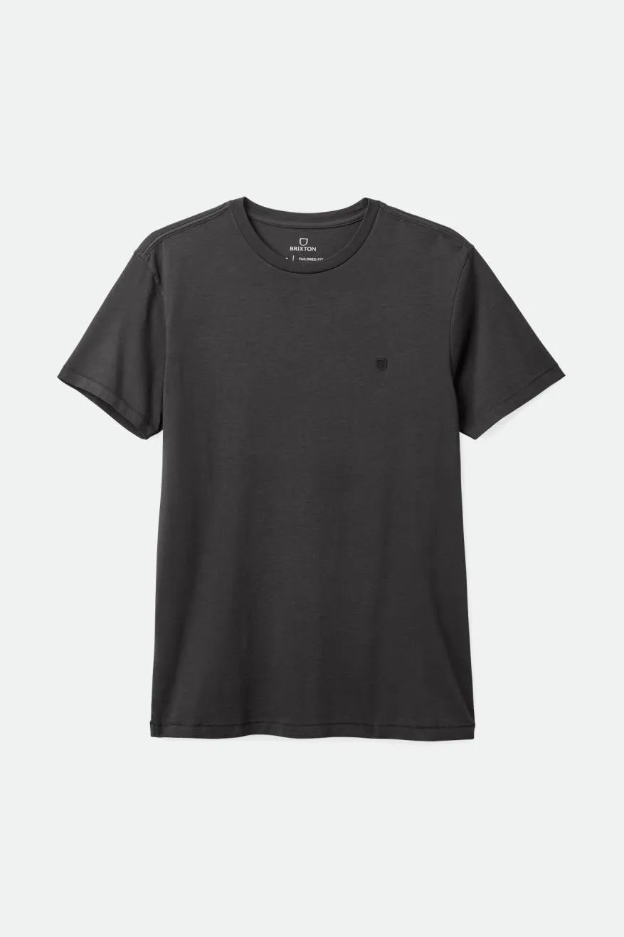 Vintage Reserve S/S T-Shirt - Black Sol Wash Recycled Material Comfortable clothing