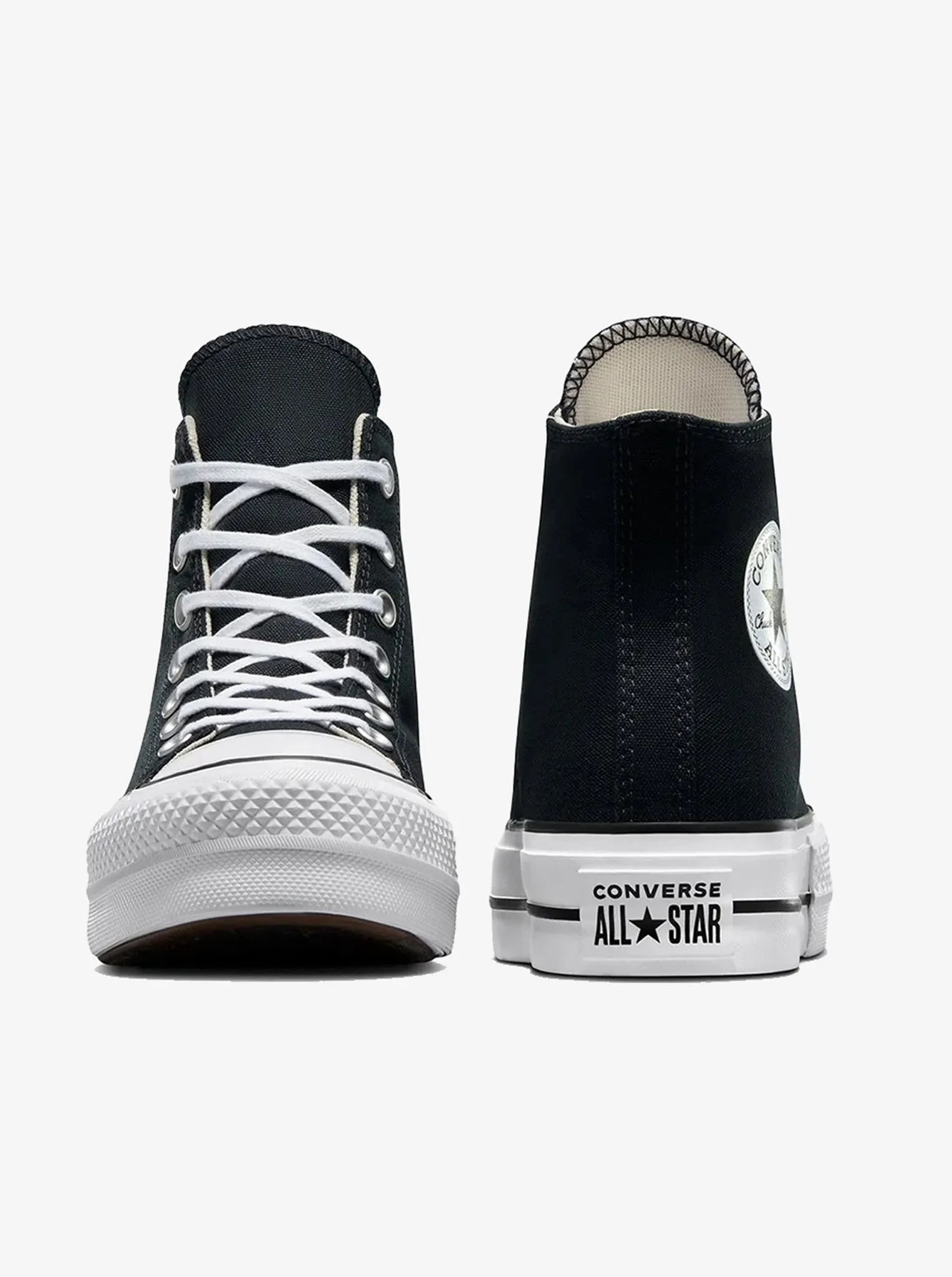 All Star Canvas Lift High Top Womens Knit Surface