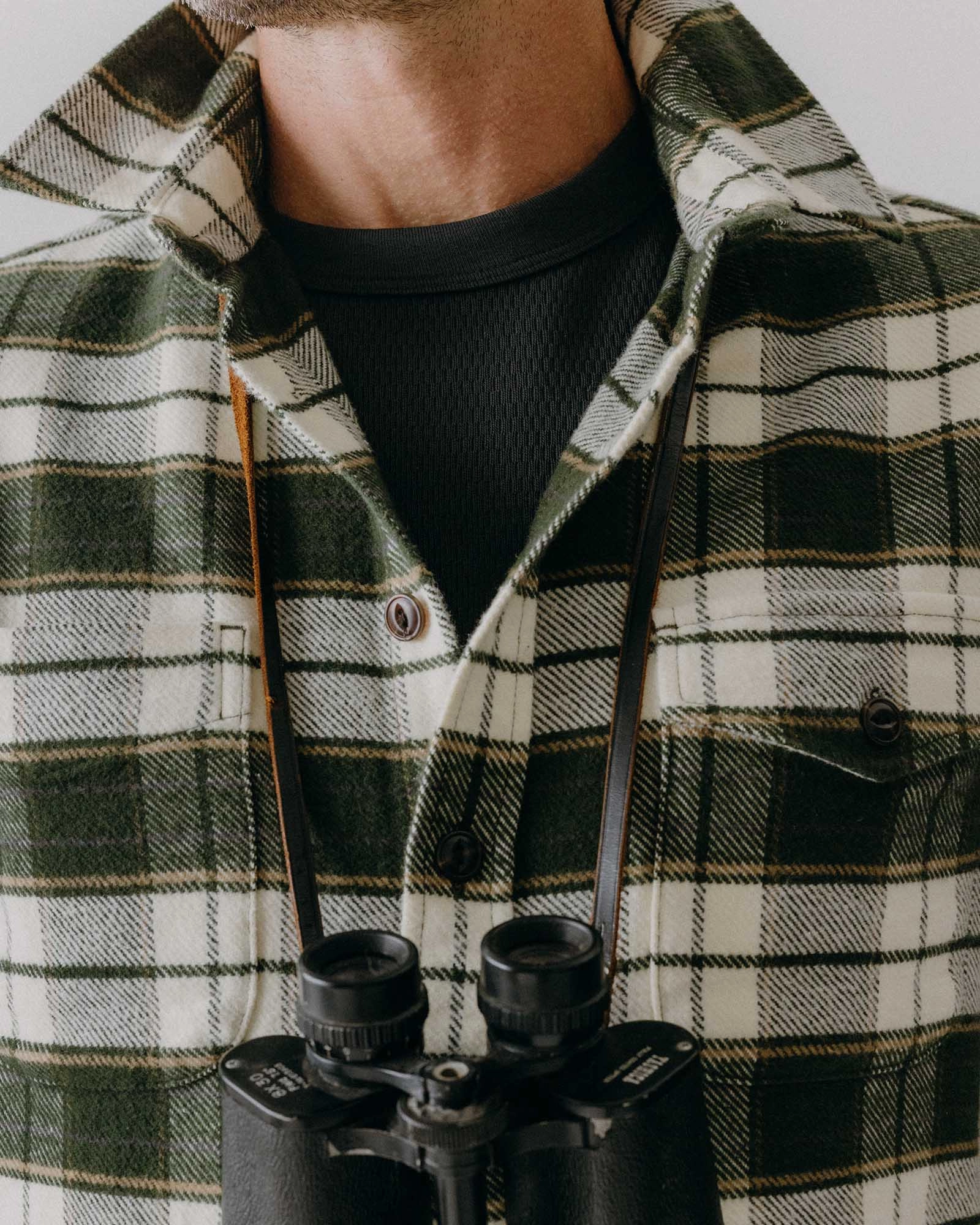 The Crater Shirt in Forest Plaid Youthful Style
