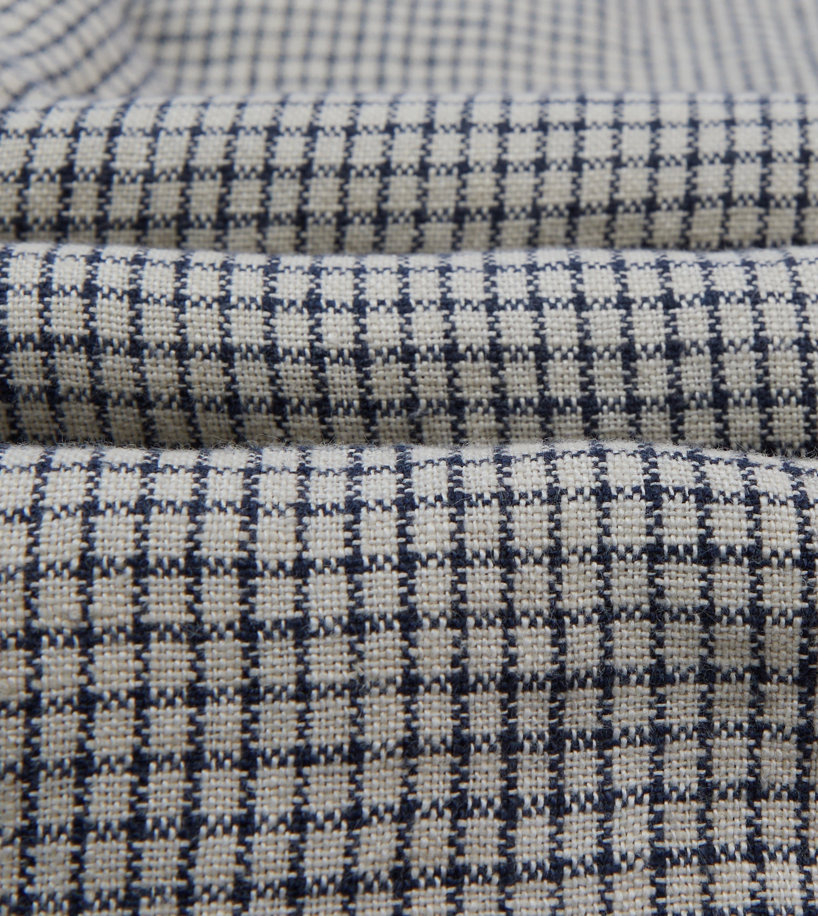 Ecru Check Linen Forestiere Jacket Engage Child
