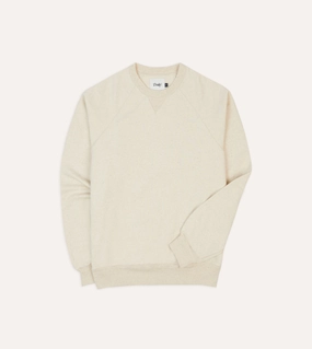 Ecru Cotton-Hemp Sweatshirt Cool Vibes Athleisure Wear