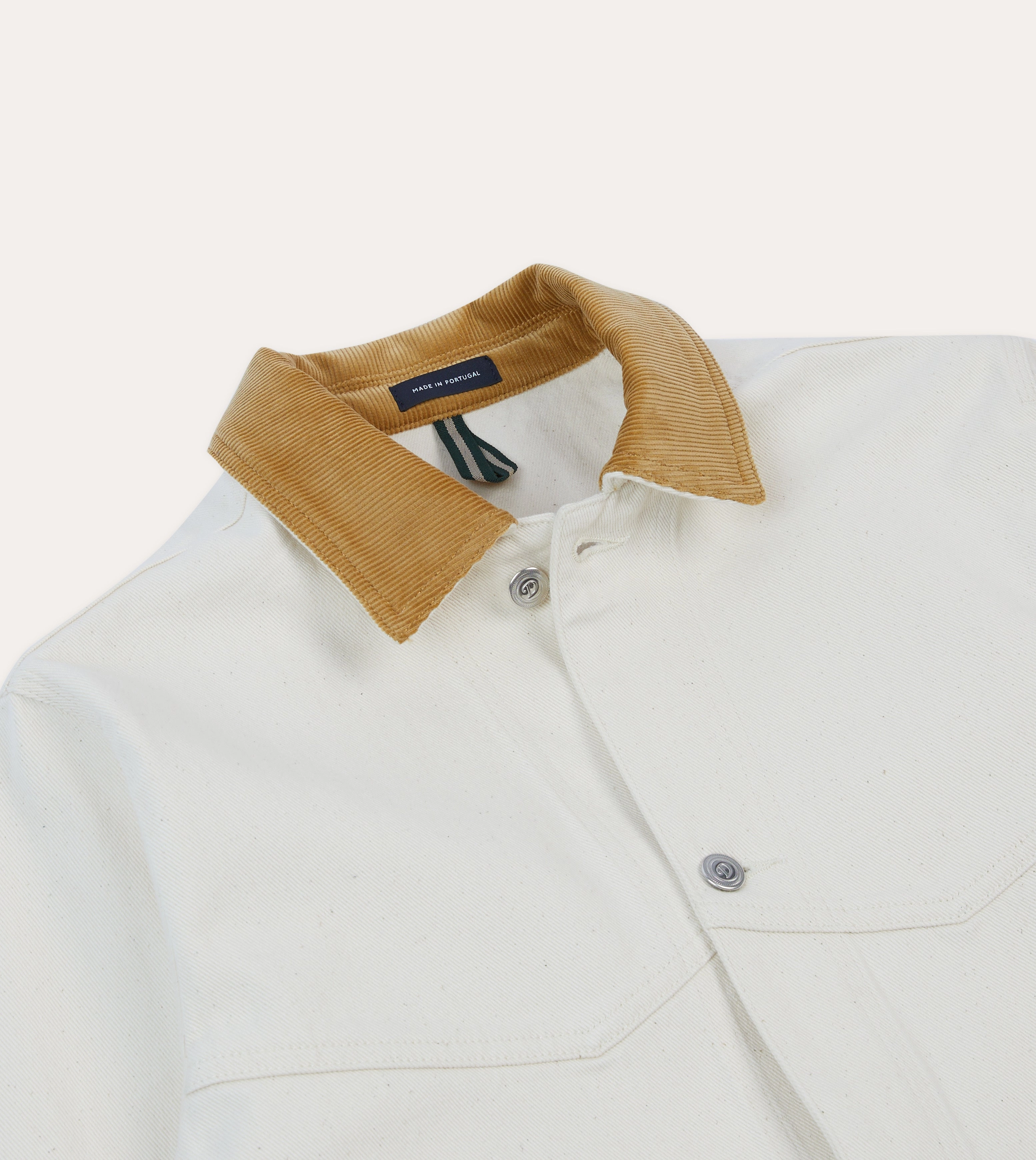 Deal Ecru Denim Western Chore Jacket