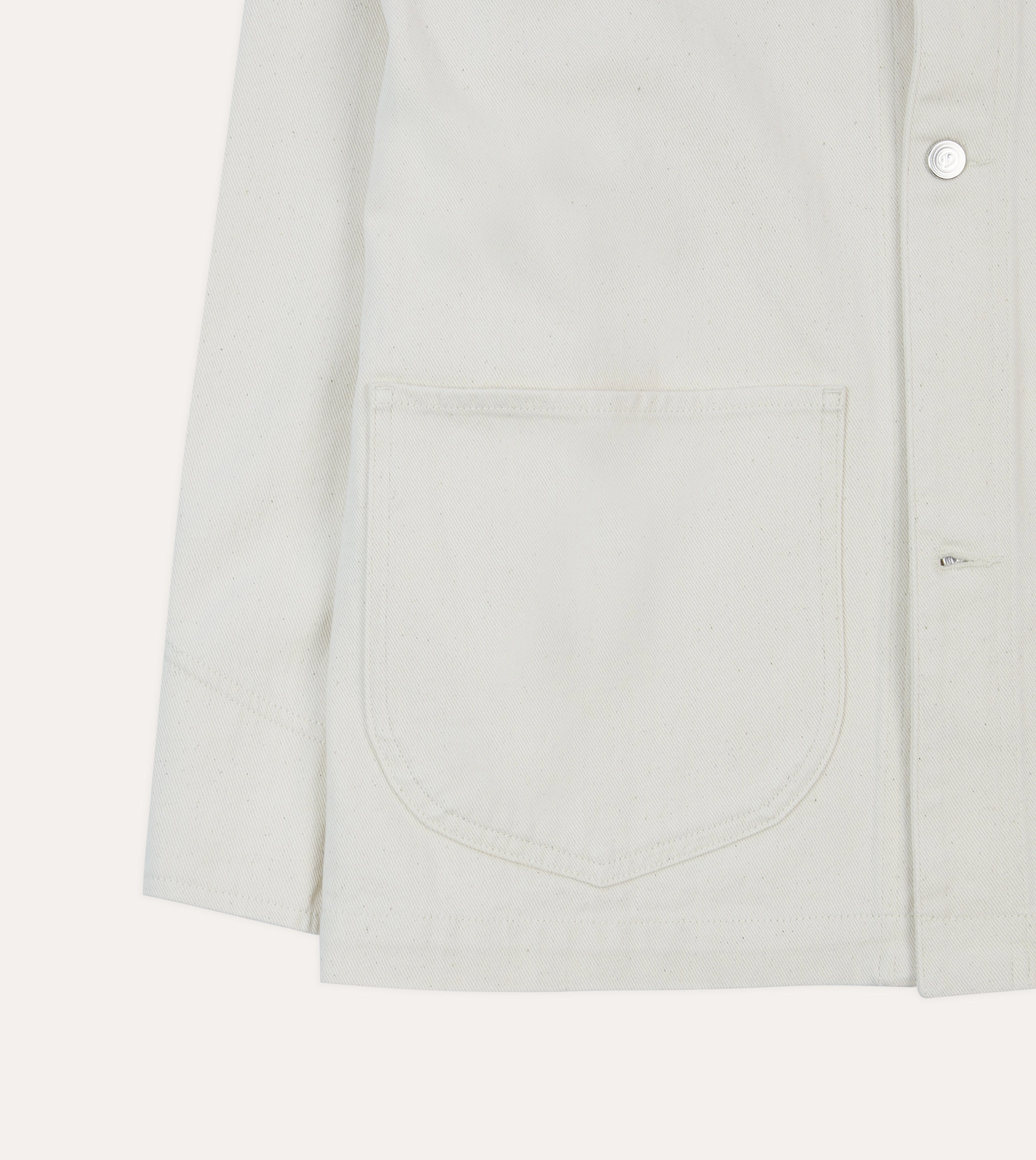 Ecru Denim Western Chore Jacket Popular Breathable Technology
