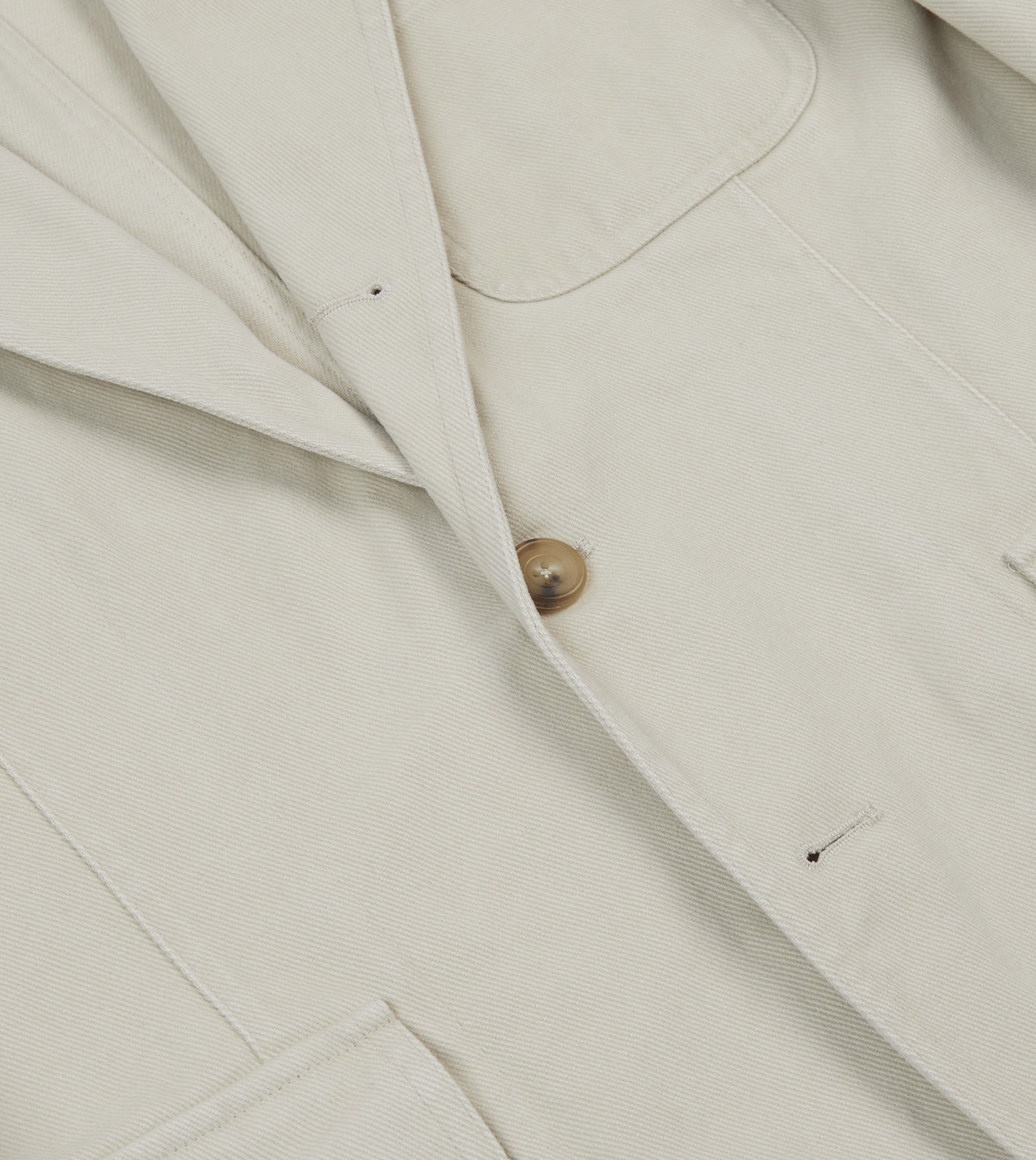 Ecru Heavy Cotton Twill Games Blazer Mk. I Chilly Day Wear Business Casual Comfort