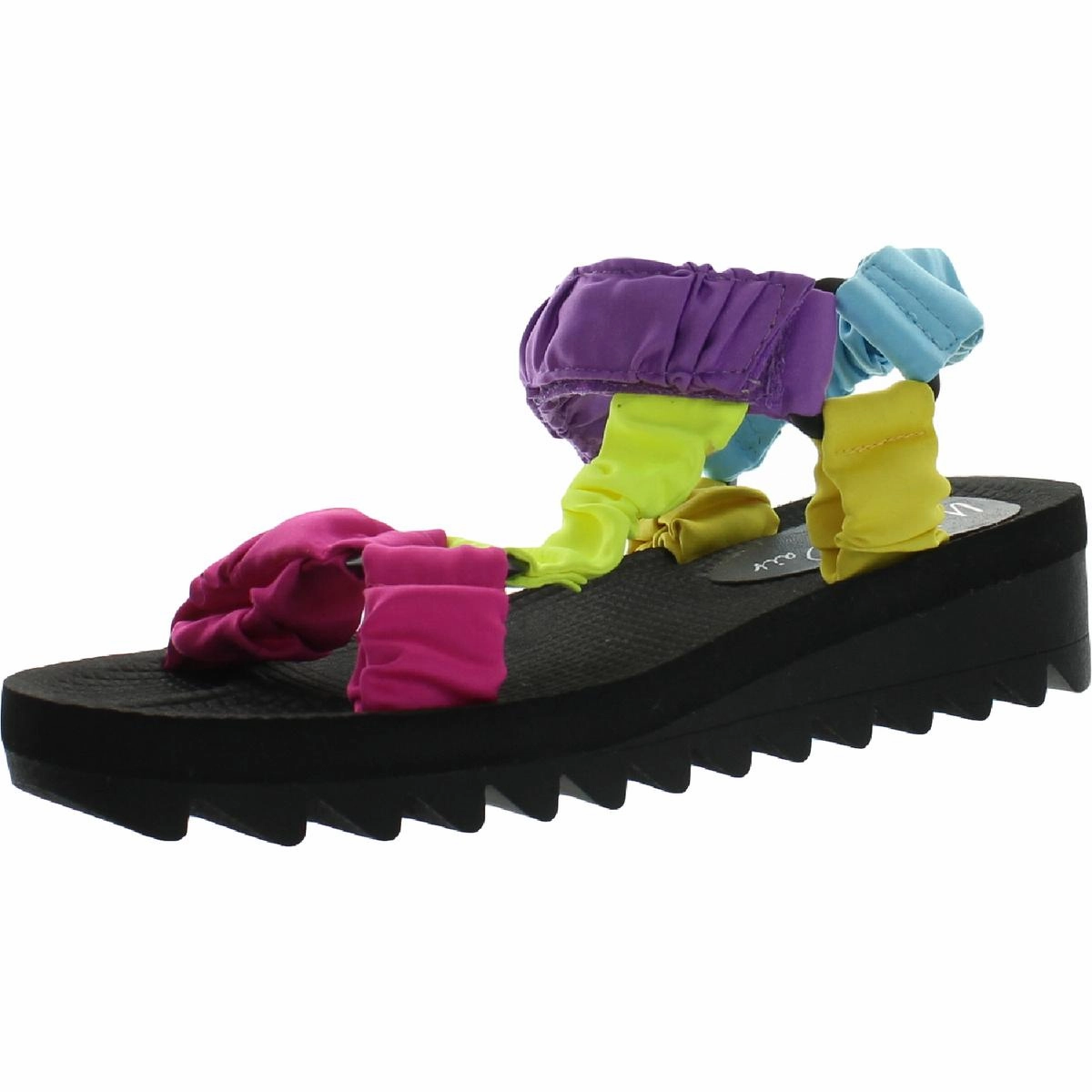 Neutral Pace Trendy Look Kendie Womens Comfort Sole Ankle Strap Wedge Sandals
