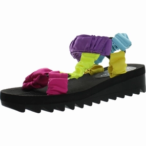 Neutral Pace Trendy Look Kendie Womens Comfort Sole Ankle Strap Wedge Sandals