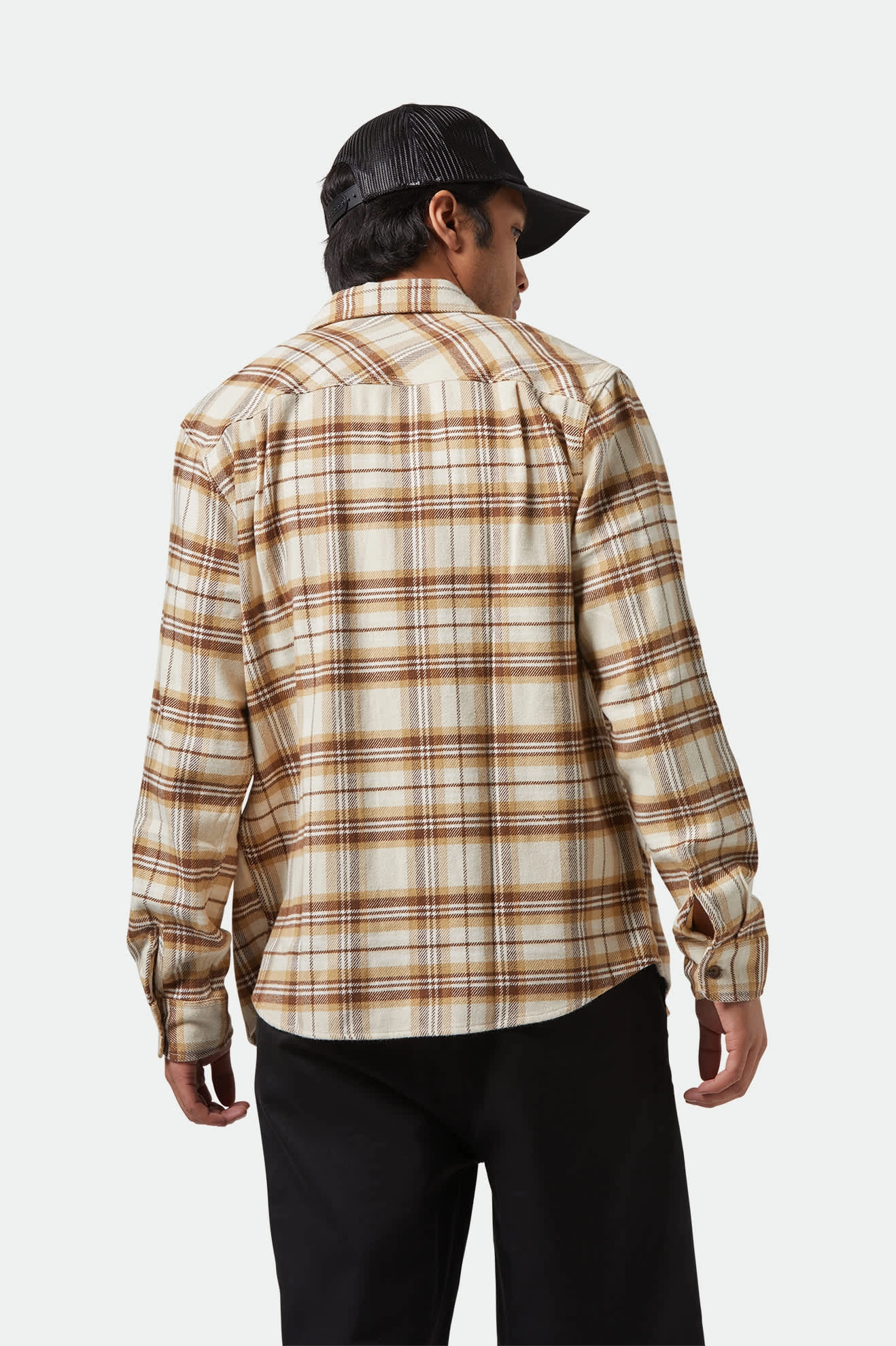 Cocktail Party Bowery L/S Flannel - Whitecap/Sand/Pinecone Brown