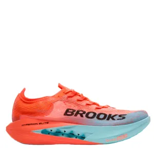 Ventilation Channels System Lightweight Footwear Brooks Unisex Hyperion Elite 5 Running Shoes in Pink Clay/Atomizer Blue AW25