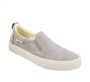Downtime Ready Path Clear Women's Rubber Soul Canvas Slip-On In Grey Wash