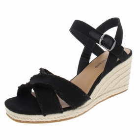Margaline Womens Canvas Wedge Espadrilles Creative Vibe