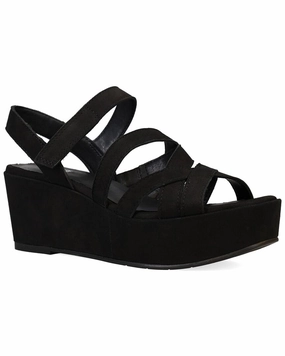 Height Ease EILEEN FISHER Mazy Leather Wedge Sandal