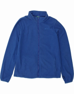 Tear Resistant Fabric MOUNTAIN WAREHOUSE Boys Fleece Jacket 12-13 Years Blue Polyester