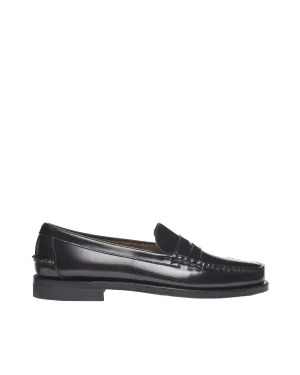 Classic Dan Brown Loafer In Burgundy Train Ride Comfortable fit
