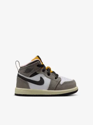 Cushioned Heel Cradle Sculpted comfort Jordan 1 Mid SE Infants