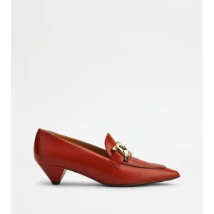 Quiet Lane Style Option Heeled Loafers in Leather