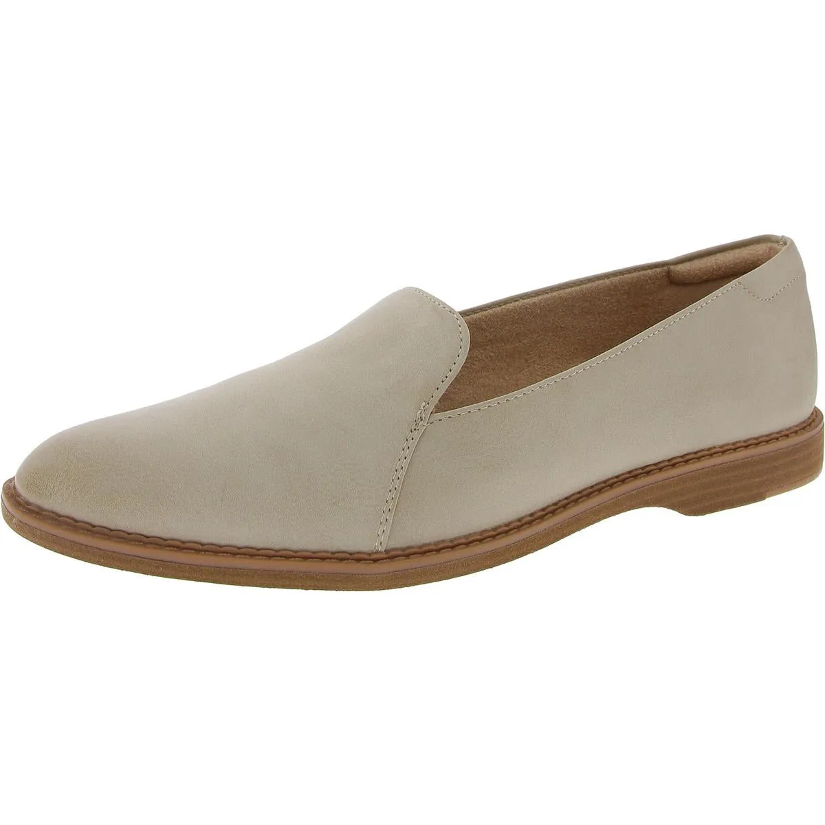 Yippee Womens Faux Leather Flat Loafers Cool Dash Smooth Finish