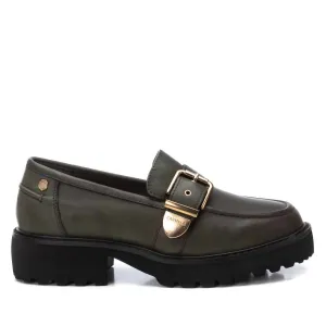Even Walk Steady Steps Women's Leather Moccasins In Kakhi