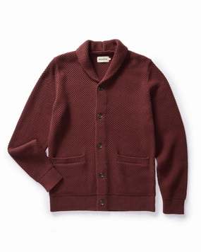 Cozy pieces The Crawford Sweater in Black Cherry