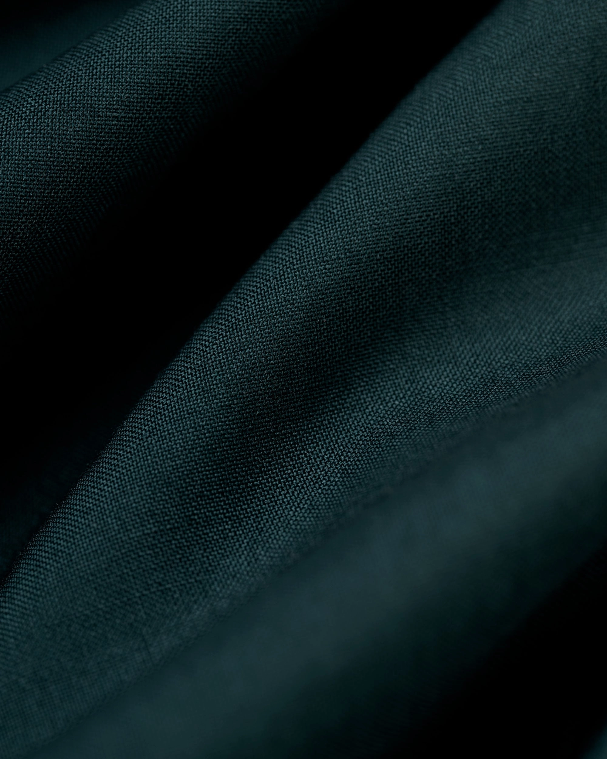 Smart Tailored Made-in-Canada Solid Hunter Green Tropical Wool Blazer