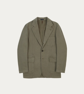 Khaki Heavy Cotton Twill Games Blazer Mk. I Casual Elegance