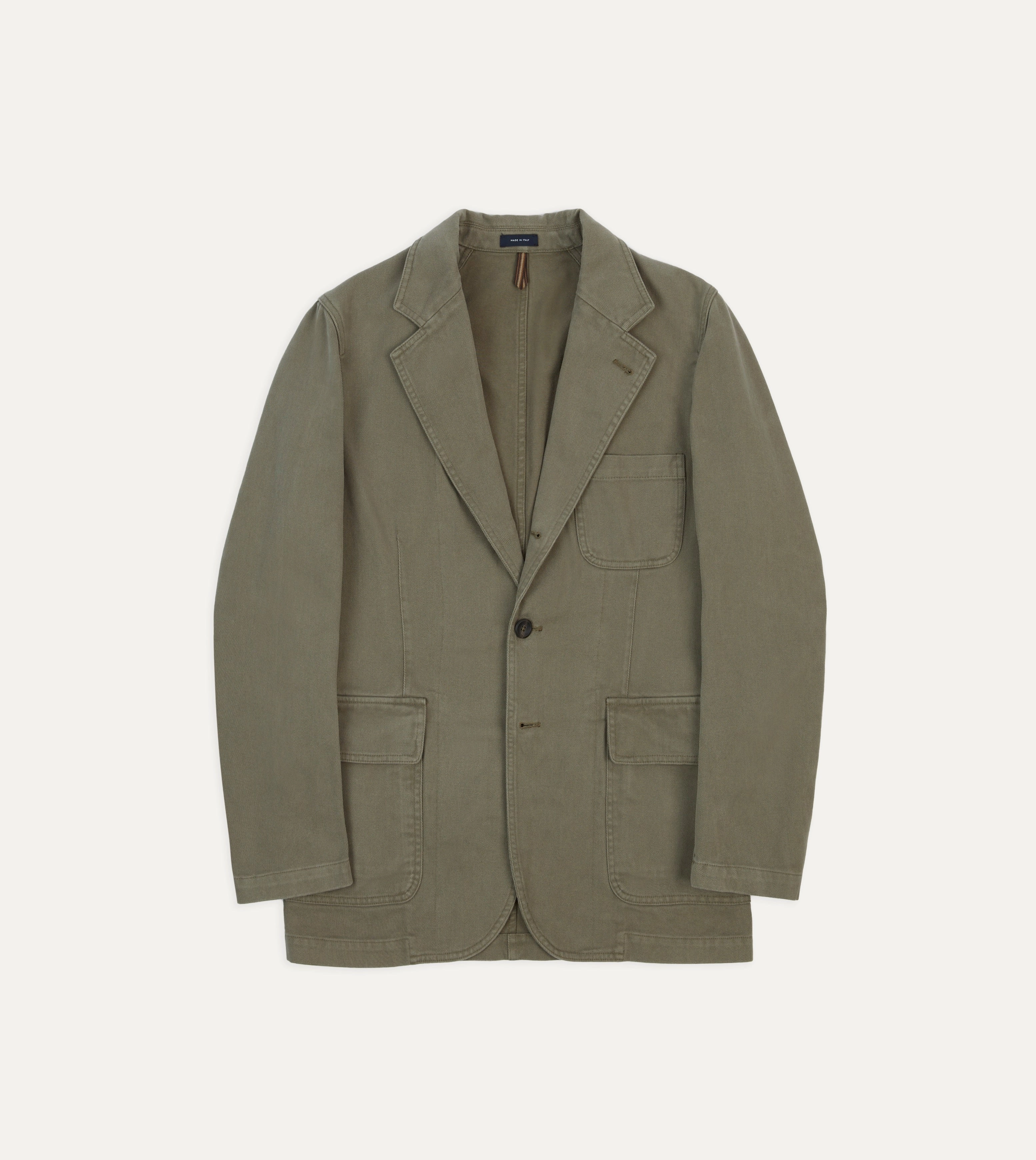 Khaki Heavy Cotton Twill Games Blazer Mk. I Casual Elegance