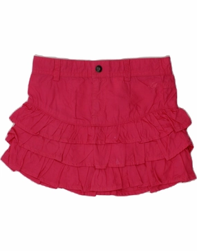 Inner Smile Holiday Wear TOMMY HILFIGER Girls Ruffle Skirt 5-6 Years W22  Pink Cotton