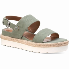 Sleek Support Ferannie Womens Faux Leather Espadrilles