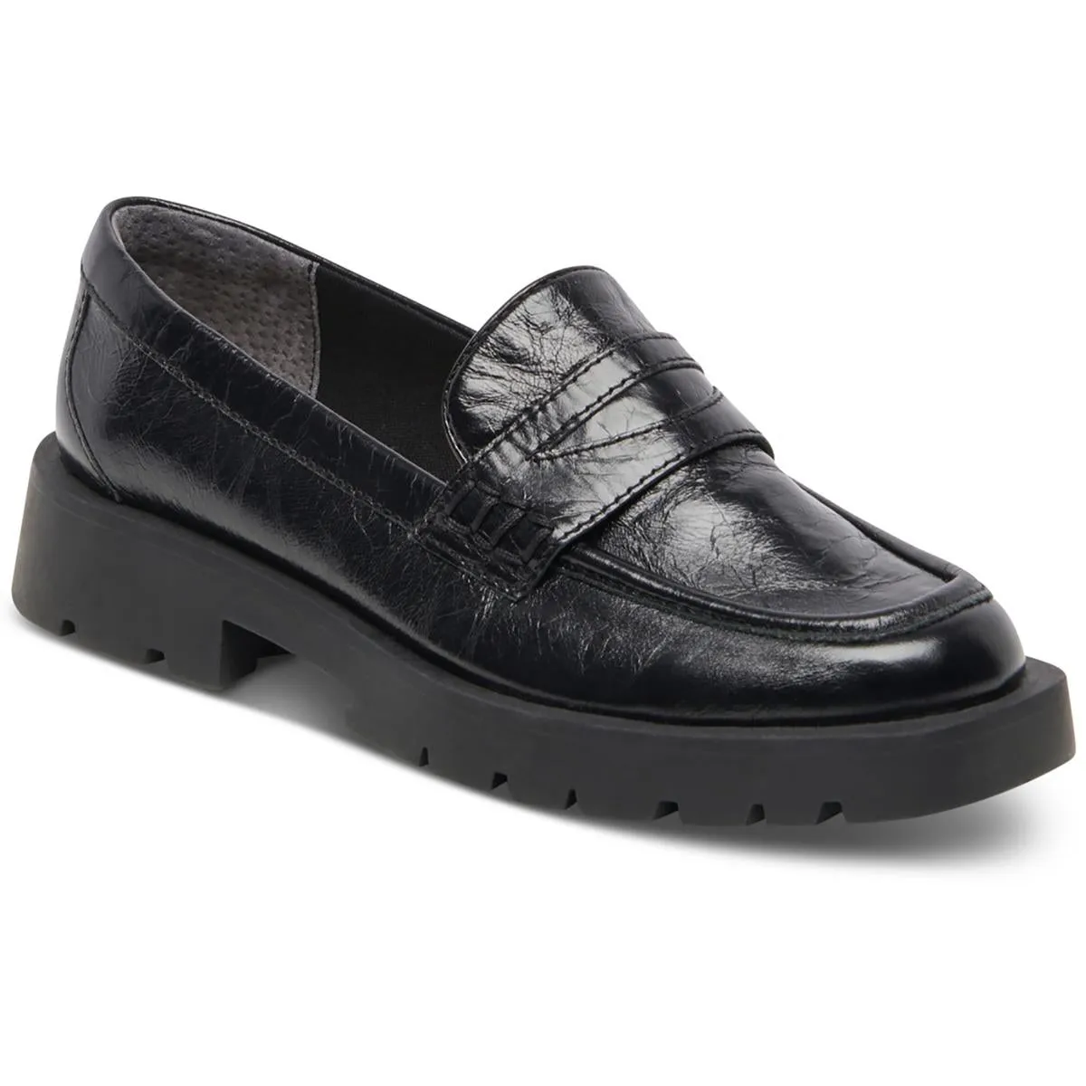 Air Flow ELIAS Womens Lugged Sole Raised Square Toe Loafers