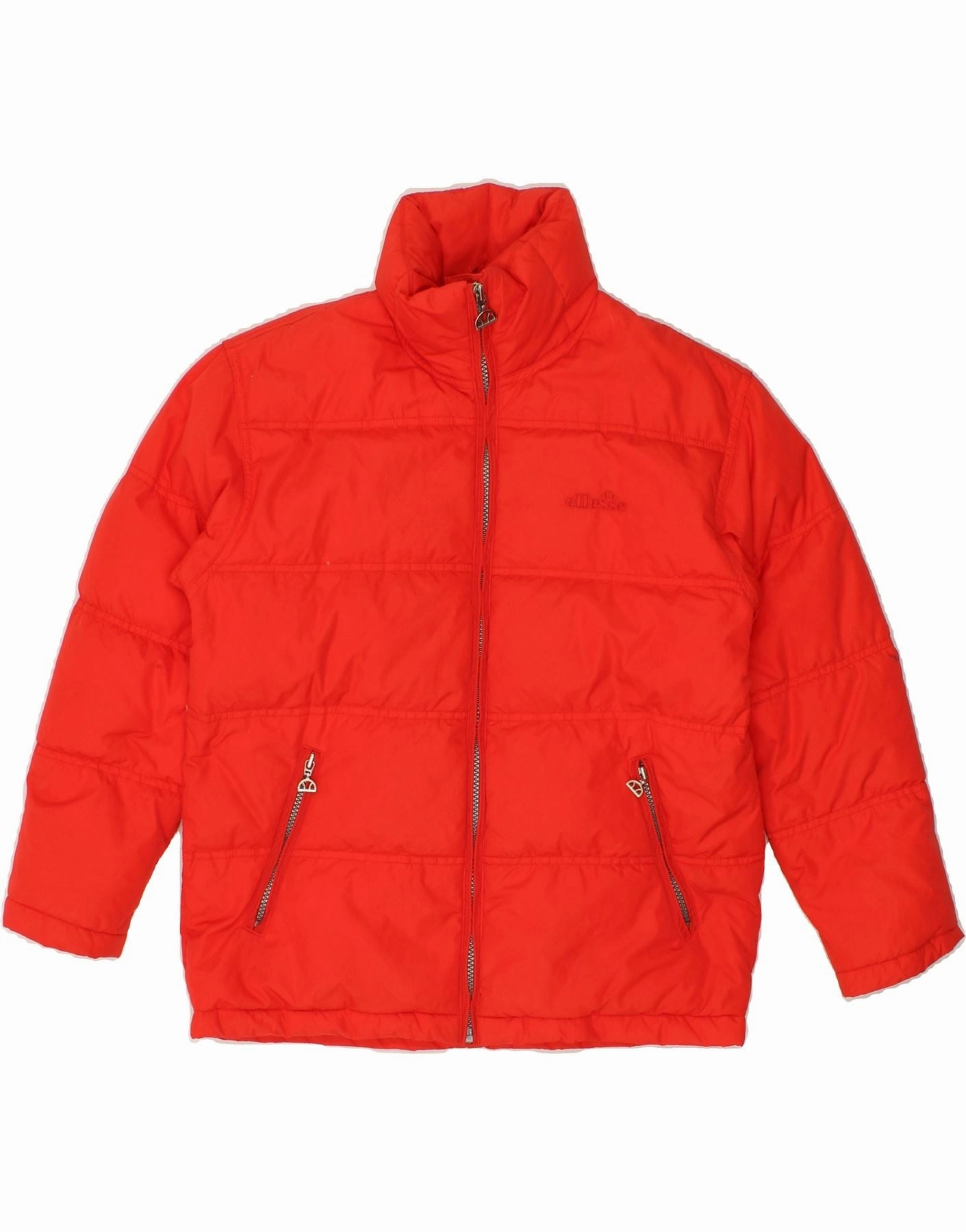 ELLESSE Boys Padded Jacket 11-12 Years Large Red Polyamide Unisex Appeal