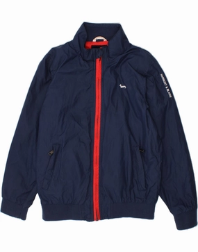 Relax Shell HARMONT & BLAINE Boys Bomber Jacket 9-10 Years Navy Blue Polyester