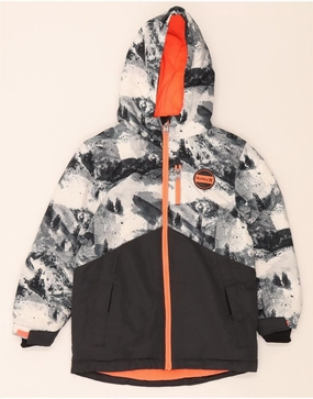 Thermal regulation platform HURLEY Boys Graphic Windbreaker Jacket 7-8 Years Small Black Colourblock