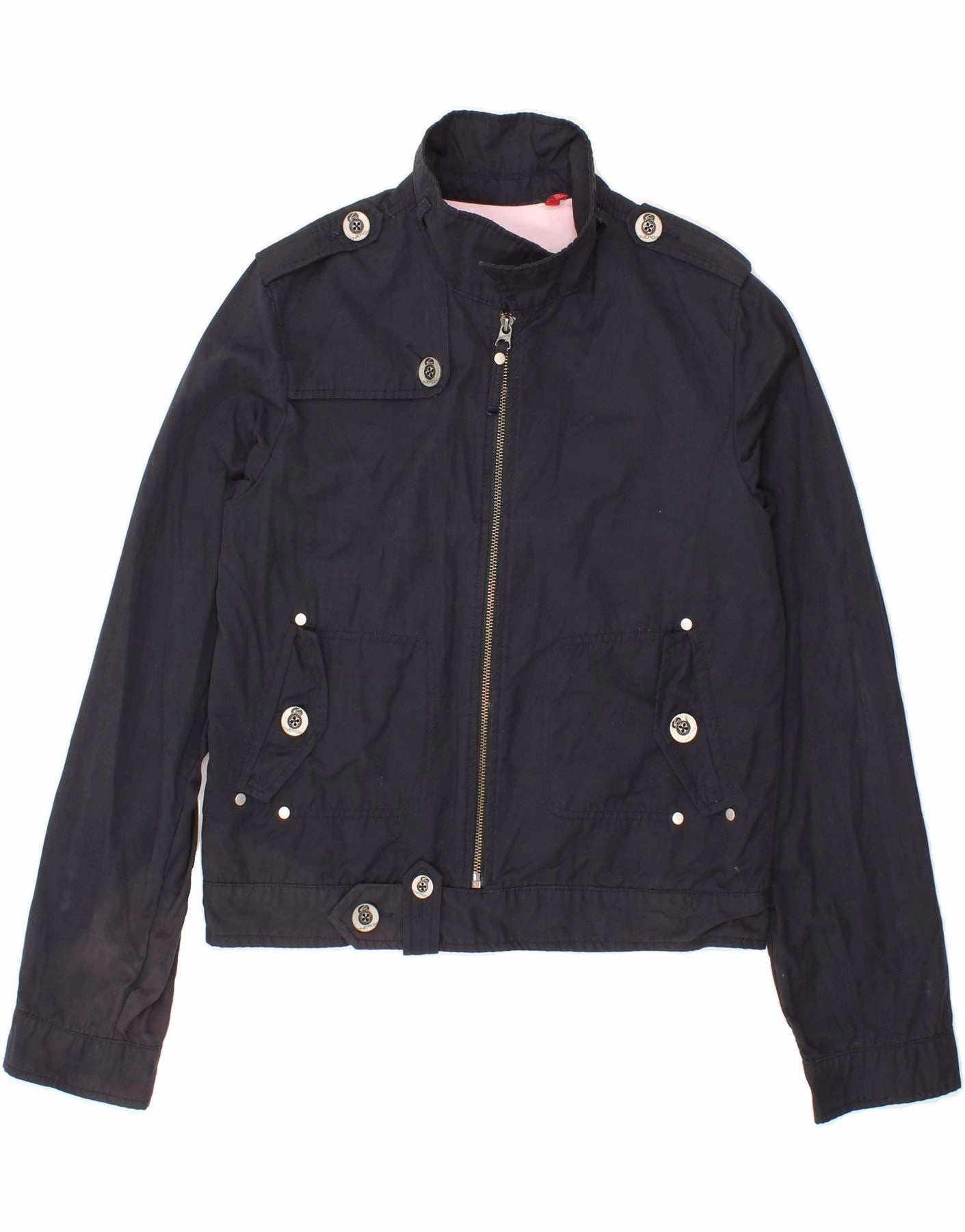 Mindfulness LayeredComfort ENERGIE Boys Military Jacket 13-14 Years Navy Blue