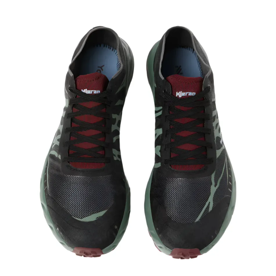 NNormal Unisex Kjerag Brut Trail Running Shoes in Red/Green AW25 Enhanced Ground Contact arch support insert