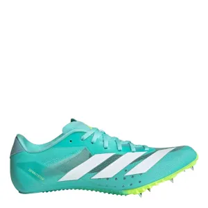 play - time shoes Adidas Unisex Sprintstar Track Spikes in Flash Aqua/Cloud White/Lucid Lemon AW25