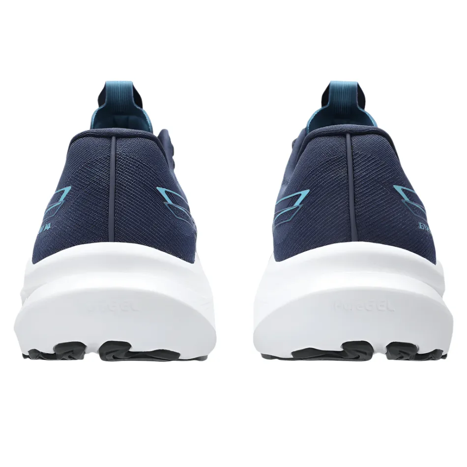 Abrasion Resistant Welding ASICS Men's GT-2000 v14 Running Shoes in Midnight/Still Water AW25