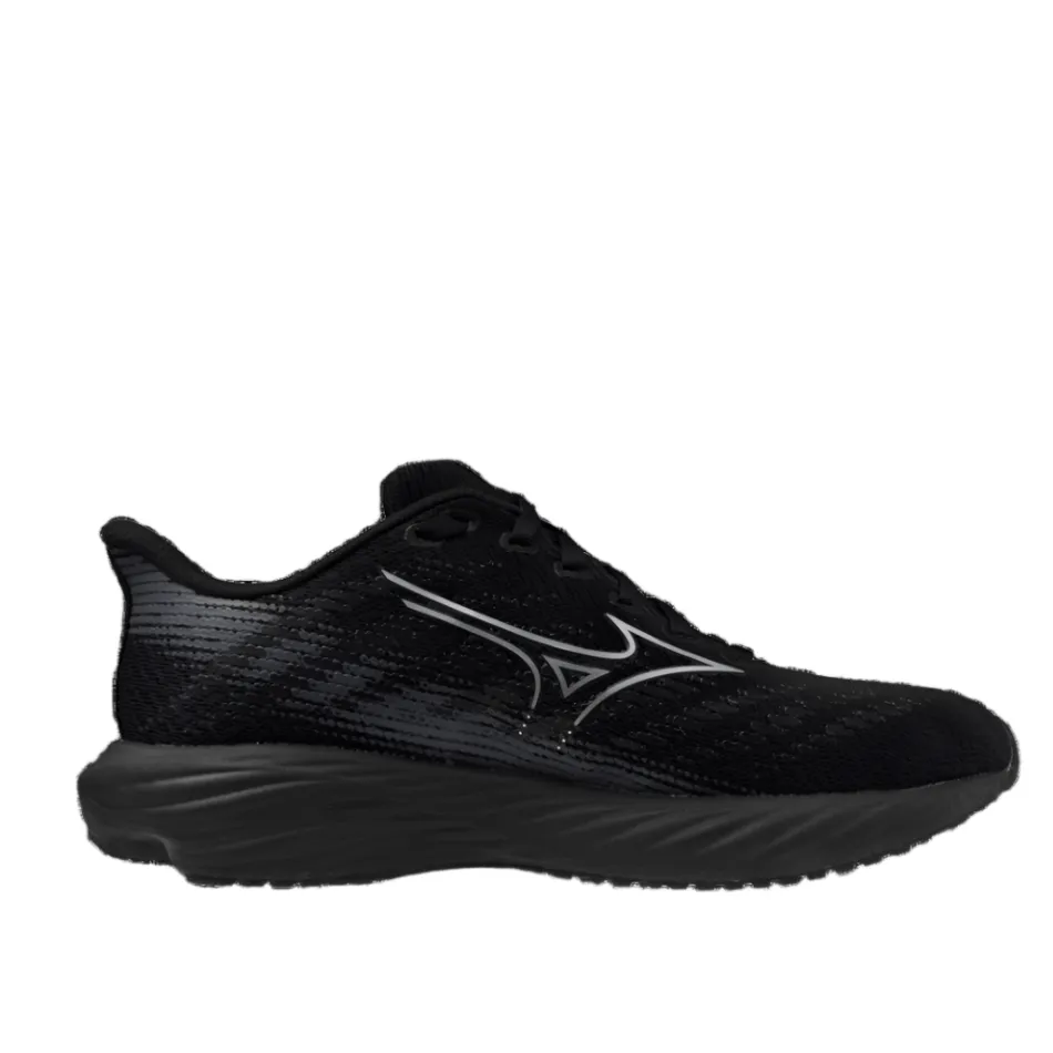 hilly - terrain - runner Mizuno Junior Enerzy Rider Running Shoes in Black