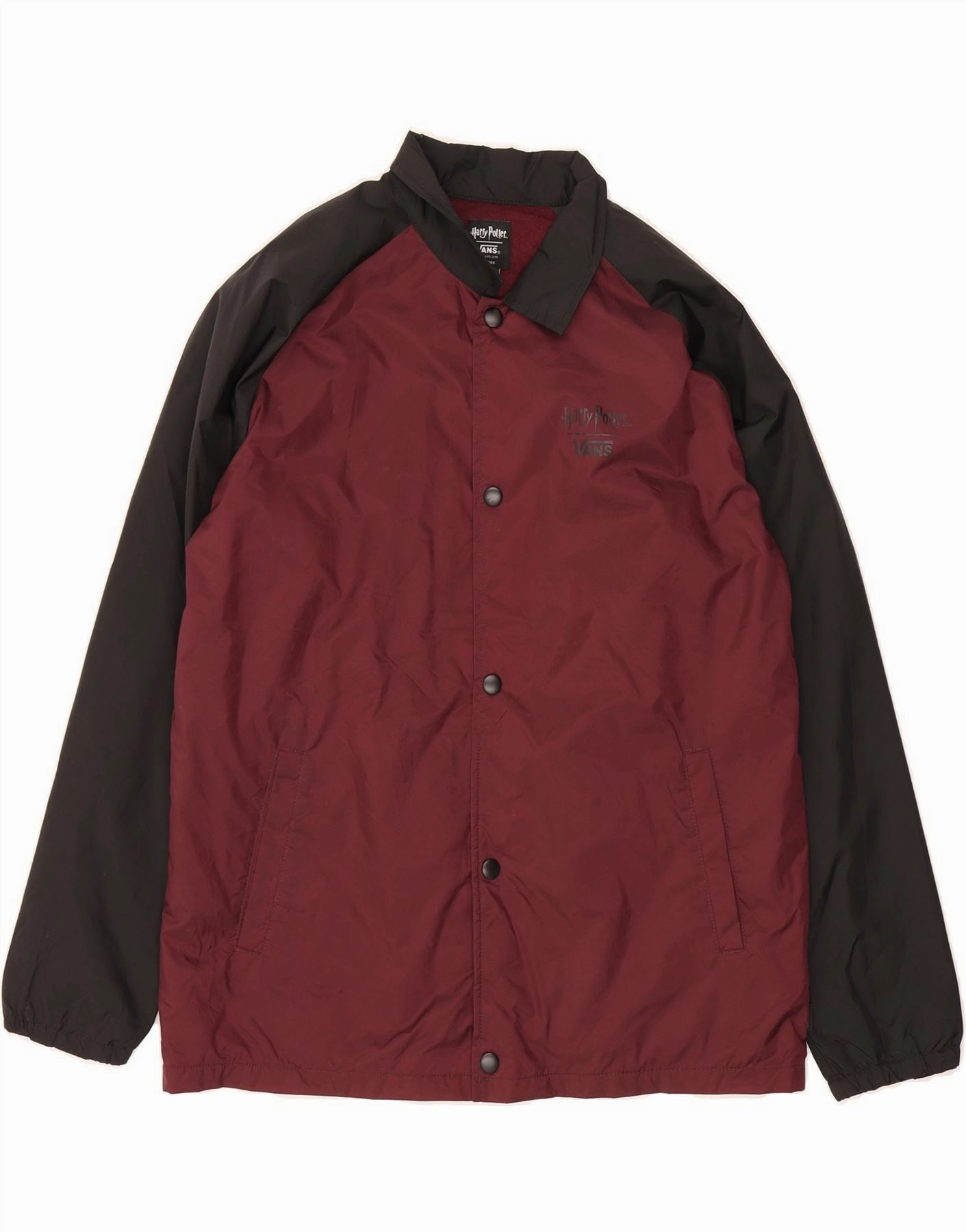 suitable for community activities VANS Boys Graphic Windbreaker Jacket 15-16 Years XL Burgundy Colourblock